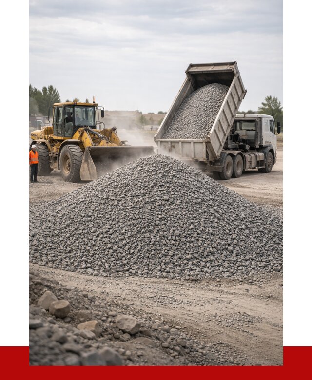 Купить щебень с доставкой в Алексеевке от 2531 руб. | ПРОНЕРУДЛкв