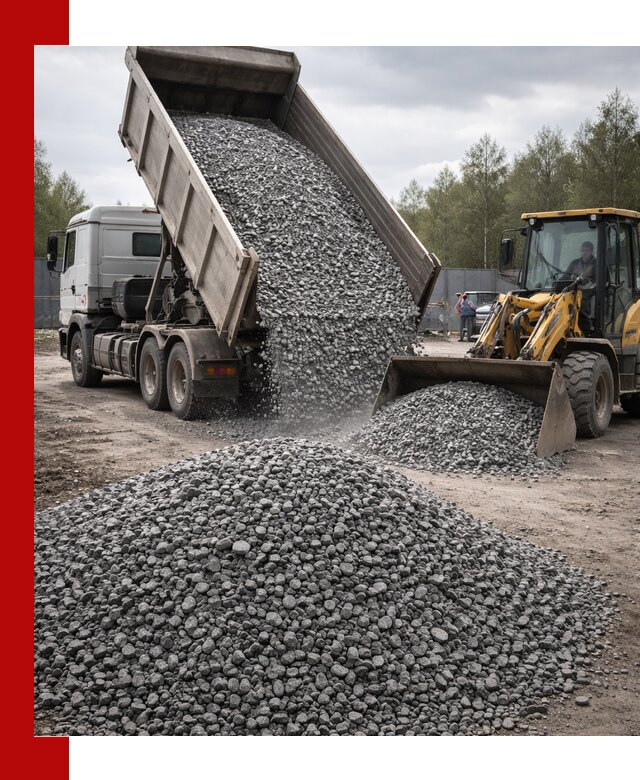 Доставка и продажа щебня гранитного в Алексеевке