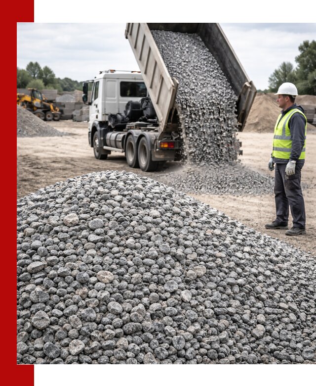 Доставка и продажа гранитного щебня фракции 5-20 в Алексеевке