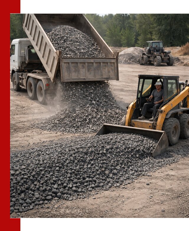 Гранитный щебень фракция 40-70 с доставкой в Алексеевке