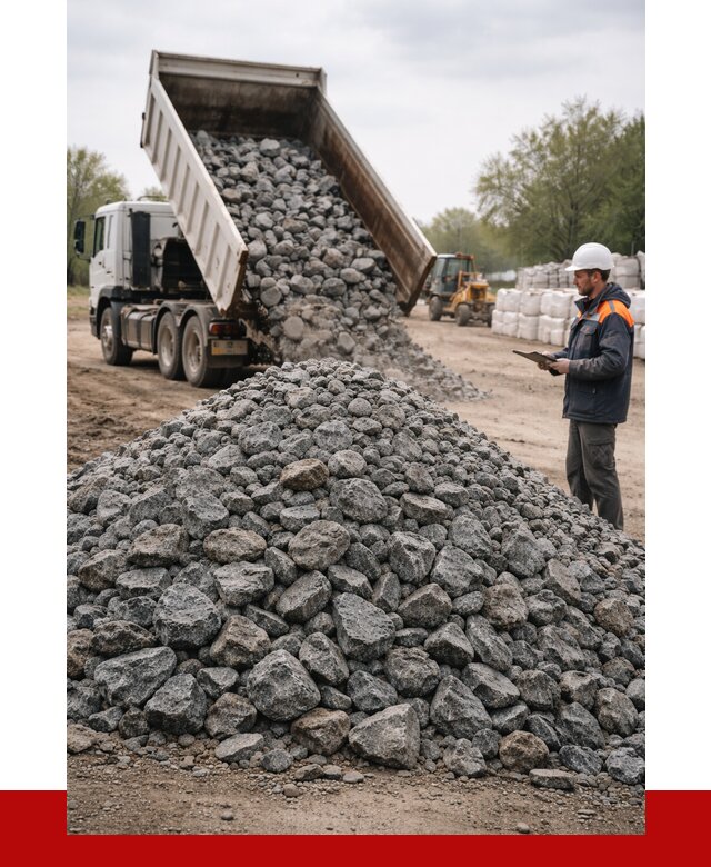 Гранитный щебень фракция 100-200 в Алексеевке от 4252 р. ПРОНЕРУДЛкв