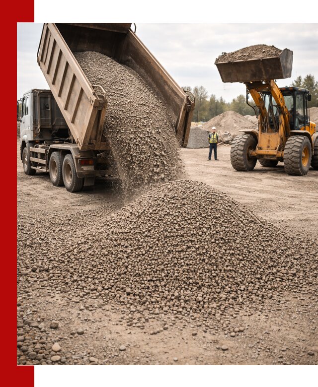 Гравийный щебень фракция 3–10 с доставкой в Алексеевке
