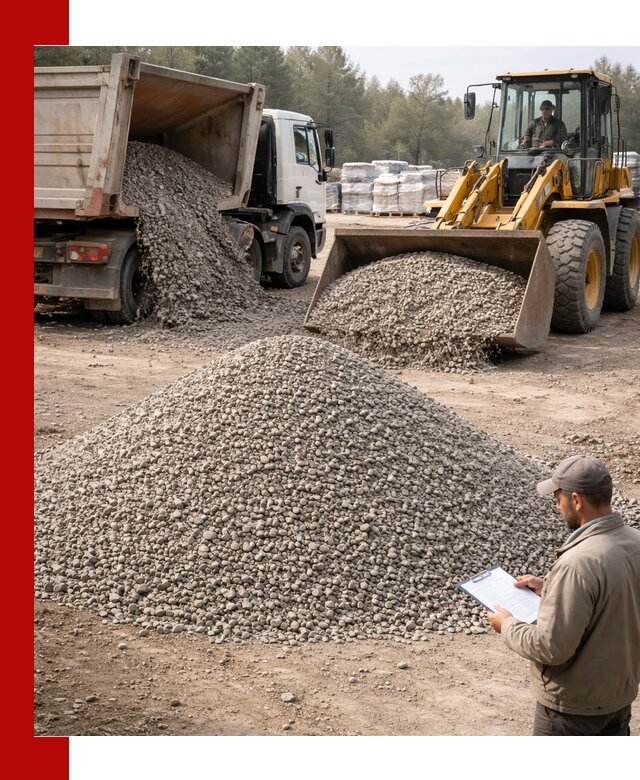 Гравийный щебень фракция 5–10 с доставкой в Алексеевке