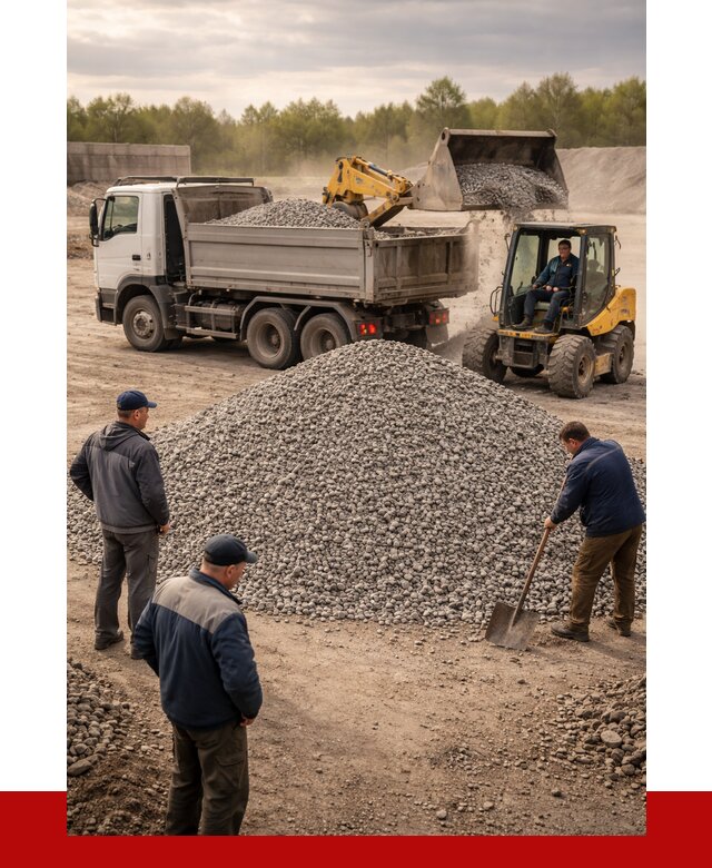 Гравийный щебень фракция 5-20 в Алексеевке от 2430 р. ПРОНЕРУДЛкв
