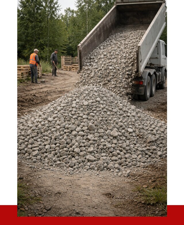 гравийный щебень фракция 70-120 в Алексеевке от 2480 р. ПРОНЕРУДЛкв