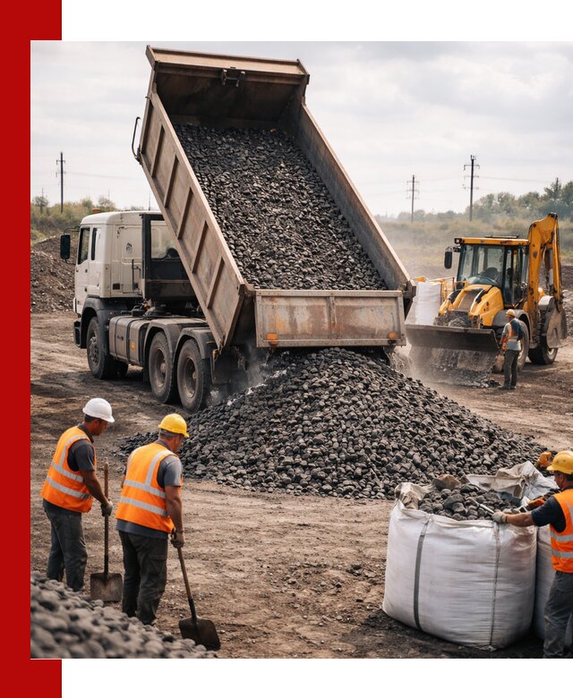 Шлаковый щебень фракция 40-70 с доставкой в Алексеевке