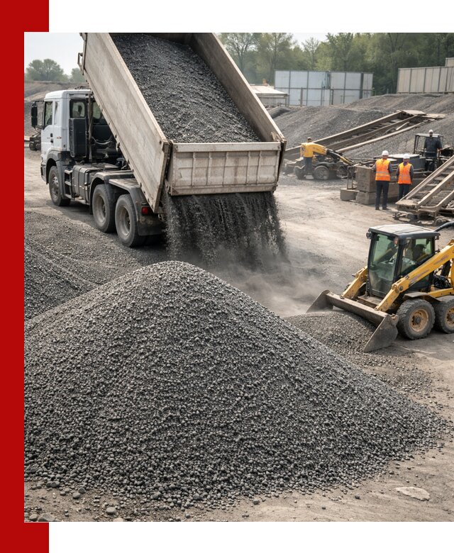 Вторичный щебень фракция 0–5 с доставкой в Алексеевке