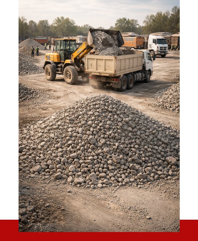 Вторичный щебень фракция 40-70 в Алексеевке от 1762 р, ПРОНЕРУДЛкв