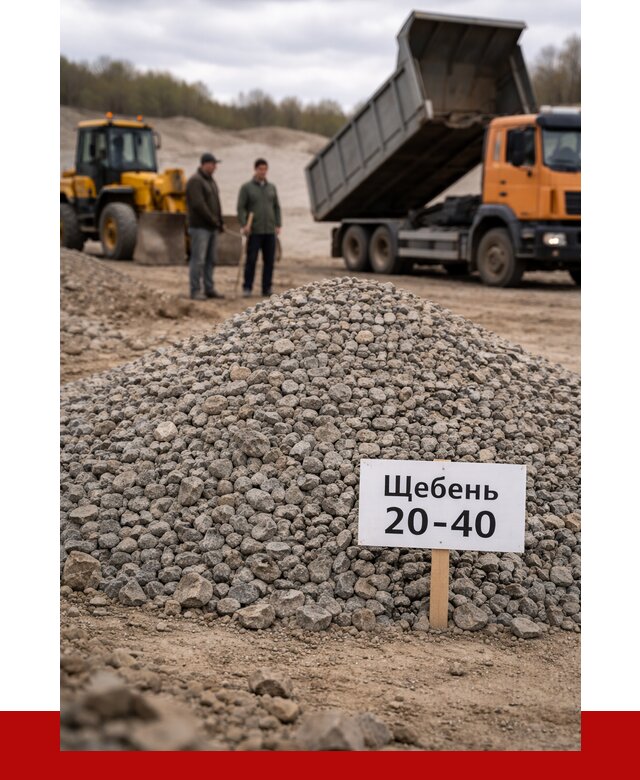 Бетонный щебень фракция 20-40 в Алексеевке от 2480 р. | ПРОНЕРУДЛкв