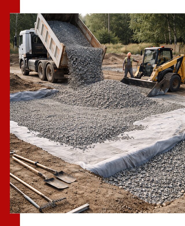 Щебень для фундамента с доставкой в Алексеевке