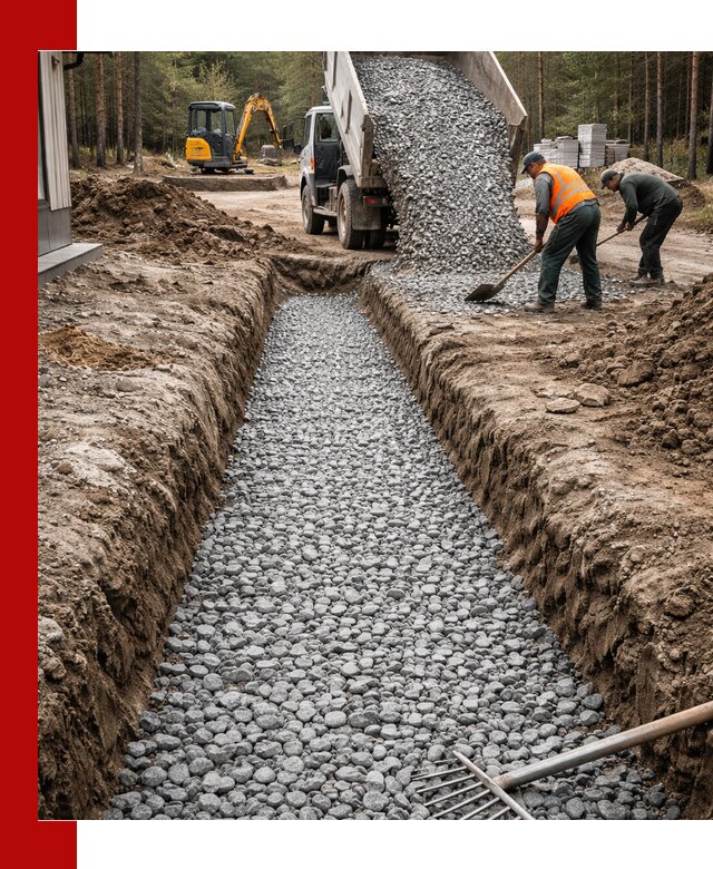 Щебень для дренажа с доставкой в Алексеевке высокого качества