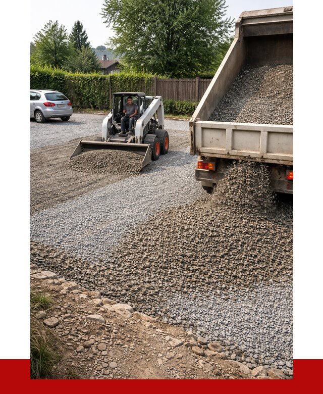 Щебень для парковки в Алексеевке с доставкой от 1215 р.| ПРОНЕРУДЛкв