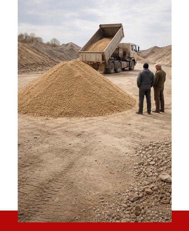 Карьерный песок крупнозернистый в Алексеевке от 8605 р | ПРОНЕРУДЛкв