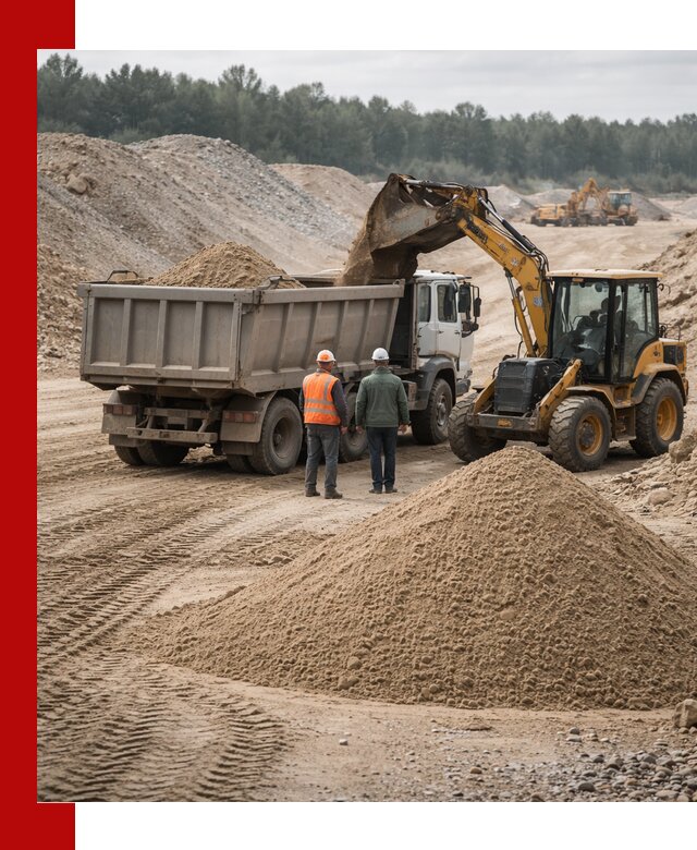 Карьерный среднезернистый песок с доставкой в Алексеевке