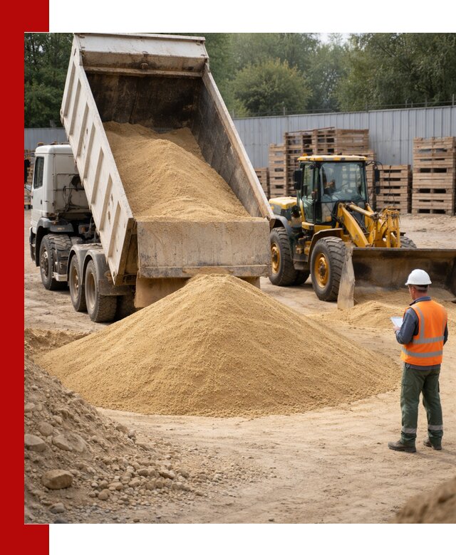 Доставка карьерного мелкозернистого песка в Алексеевке
