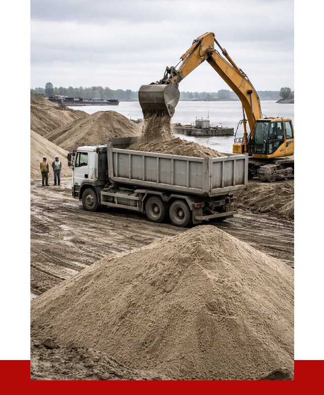 Купить речной песок навалом в Алексеевке от 1822 р., ПРОНЕРУДЛкв