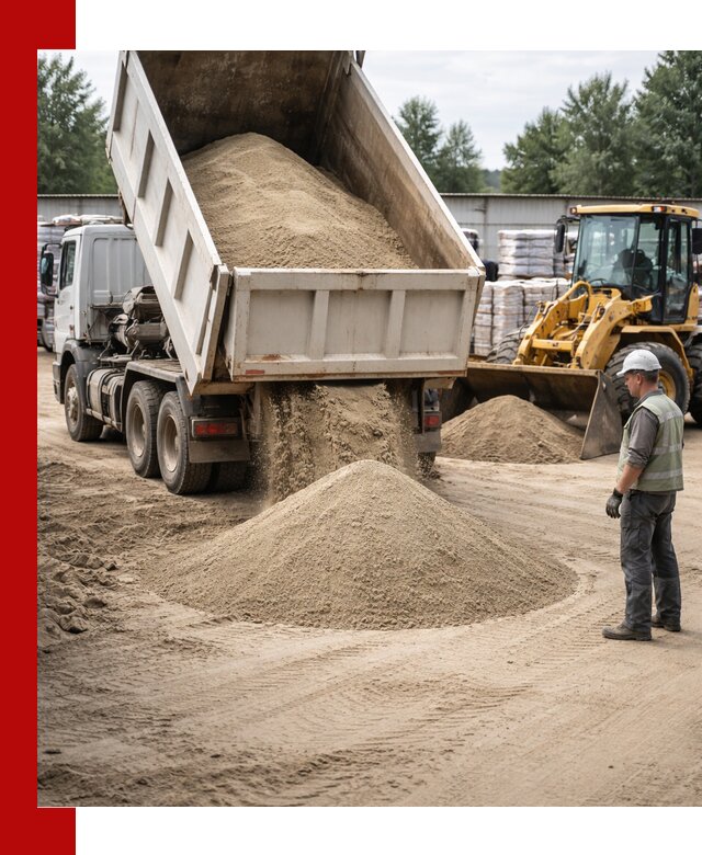 Поставка и доставка песка для бетона в Алексеевке