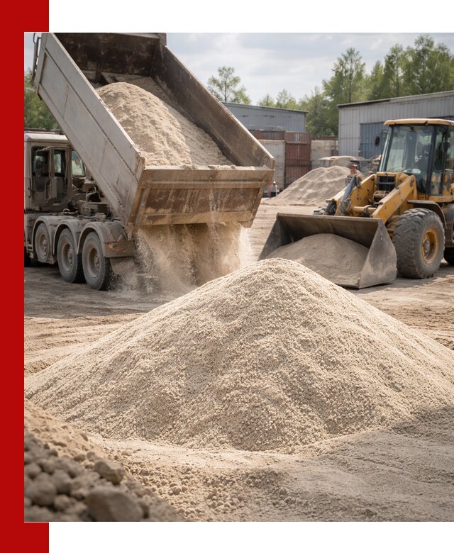 Кварцевый песок с доставкой в Алексеевке для строительных работ