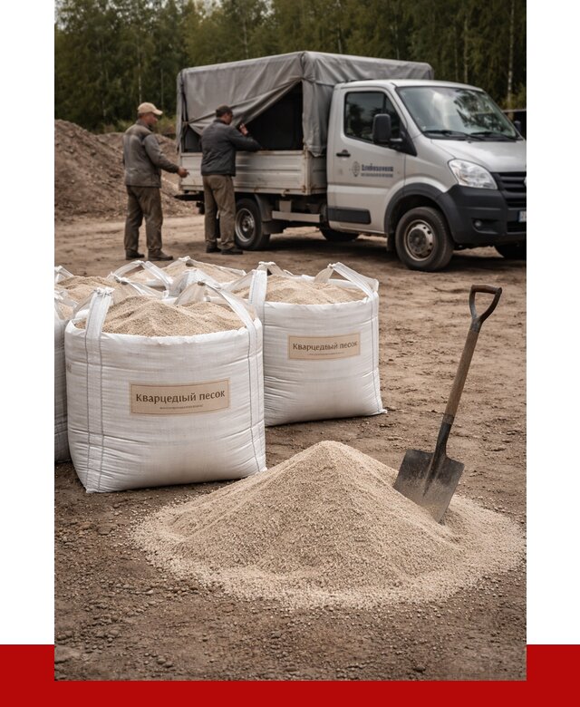 Кварцевый песок для пескоструя в Алексеевке от 4556 р. | ПРОНЕРУДЛкв