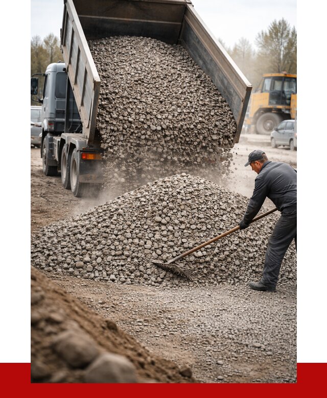 Гравий фракция 20-40 в Алексеевке от 2531 р. доставка | ПРОНЕРУДЛкв