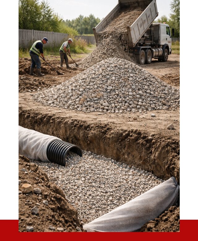 Гравий для дренажа в Алексеевке от 2227 р., доставка ПРОНЕРУДЛкв