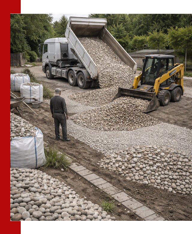 Доставка морской гальки оптом и в розницу в Алексеевке