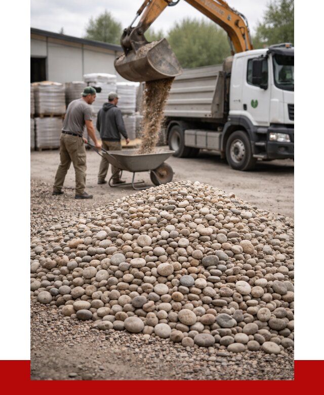 Галька декоративная в Алексеевке от 3240 р. за куб | ПРОНЕРУДЛкв