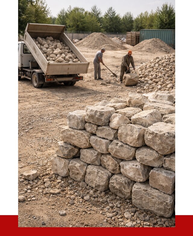 Бутовый камень известняковый в Алексеевке от 4252 р. | ПРОНЕРУДЛкв