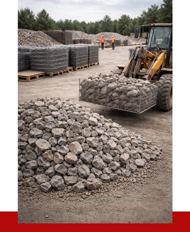 Камень для габионов фракция 70-150 в Алексеевке от 4252 р. | ПРОНЕРУДЛкв