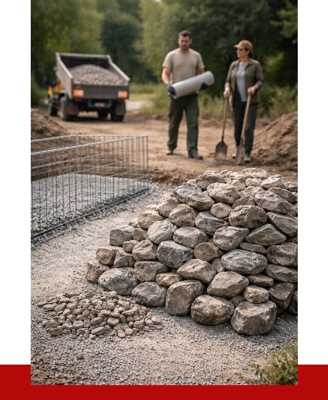 Камень для габионов фракция 100-200 в Алексеевке от 4860 р. | ПРОНЕРУДЛкв