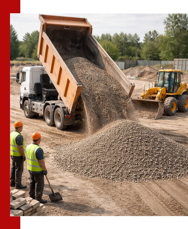 Доставка щебёночно-песчаной смеси ЩПС С7 в Алексеевке