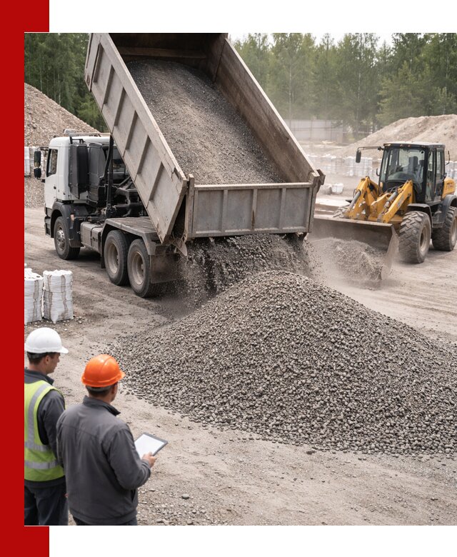 Доставка и продажа гранитного отсева 0-10 в Алексеевке