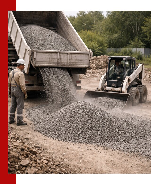 Доставка гравийного отсева 0-5 в Алексеевке оптом и в розницу