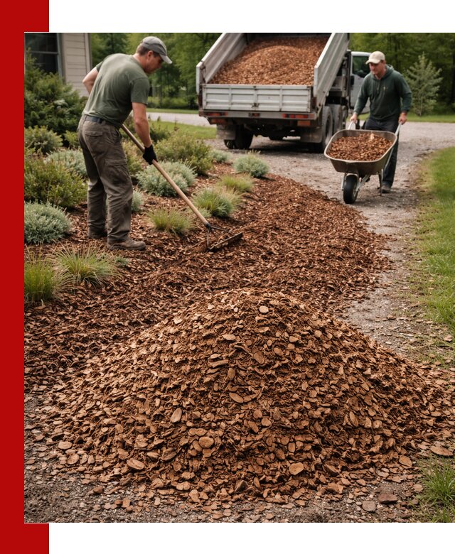 Крошка для мульчирования с доставкой в Алексеевке