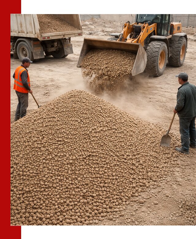 Керамзит фракция 10-20 с доставкой в Алексеевке