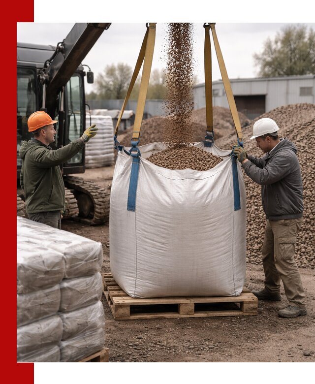 Керамзит в биг-бегах с доставкой в Алексеевке