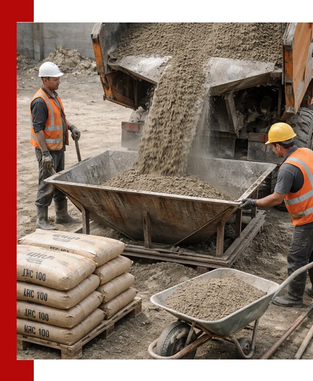 Доставка цементно-песчаной смеси М100 в Алексеевке