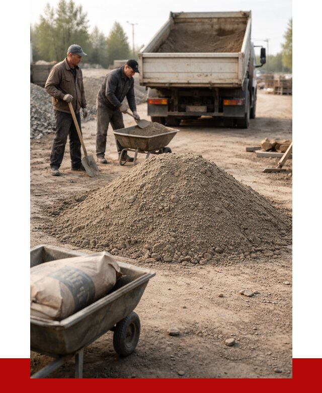 Цементно-песчаная смесь М150 в Алексеевке от 4758 р. | ПРОНЕРУДЛкв