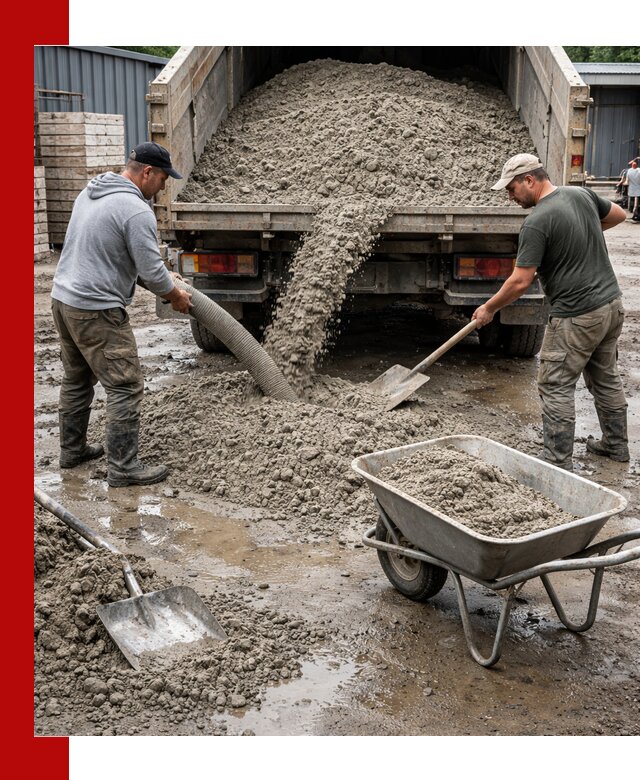 Цементно-песчаная смесь М150 доставка в Алексеевке