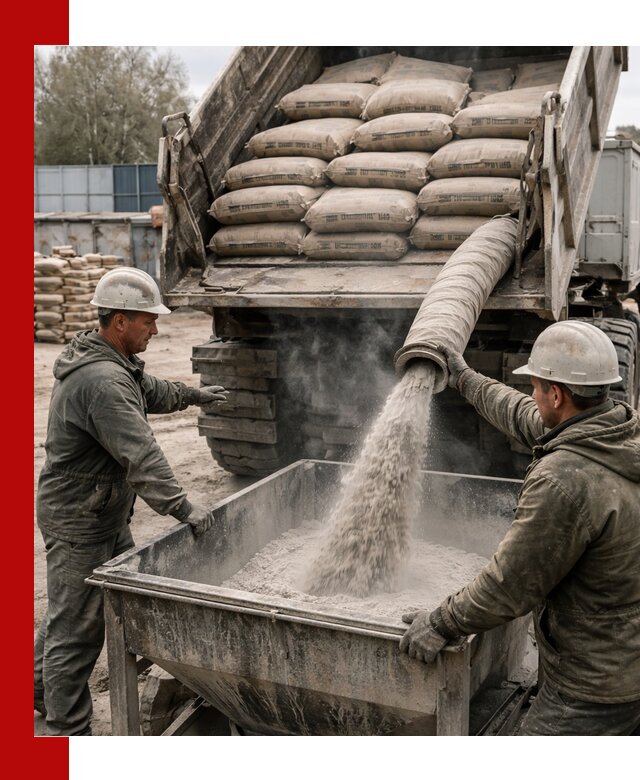 Доставка цемента М400 в Алексеевке оптом и в розницу