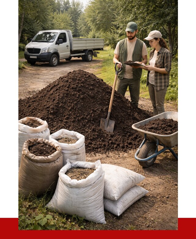 Купить грунт с доставкой в Алексеевке от 4556 р. за м3 | ПРОНЕРУДЛкв