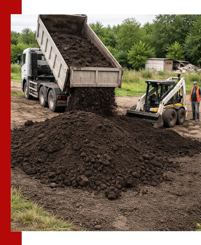 Поставка плодородной земли с доставкой самосвалом в Алексеевке