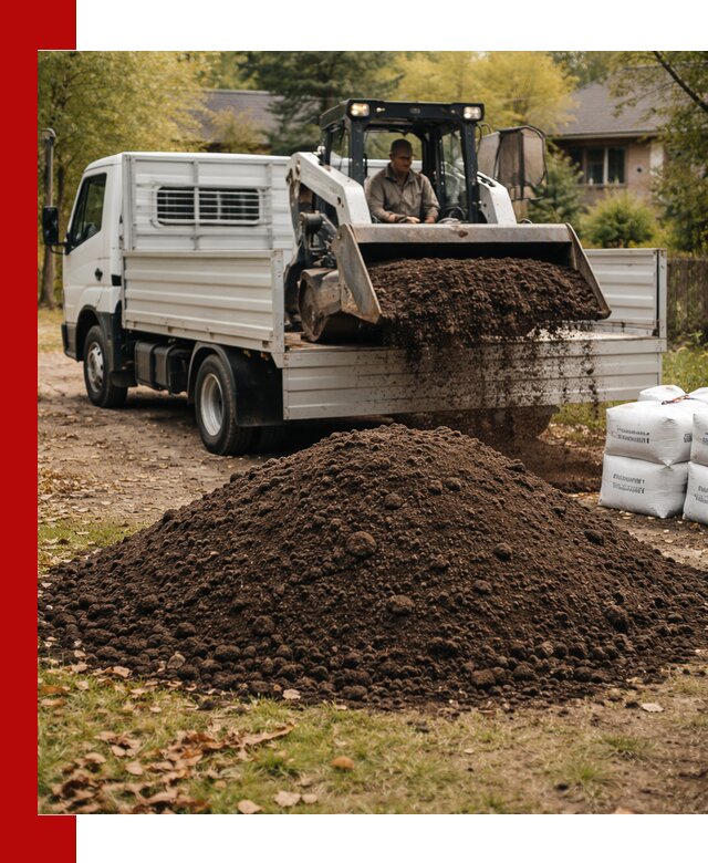Доставка садовой земли в больших объёмах в Алексеевке