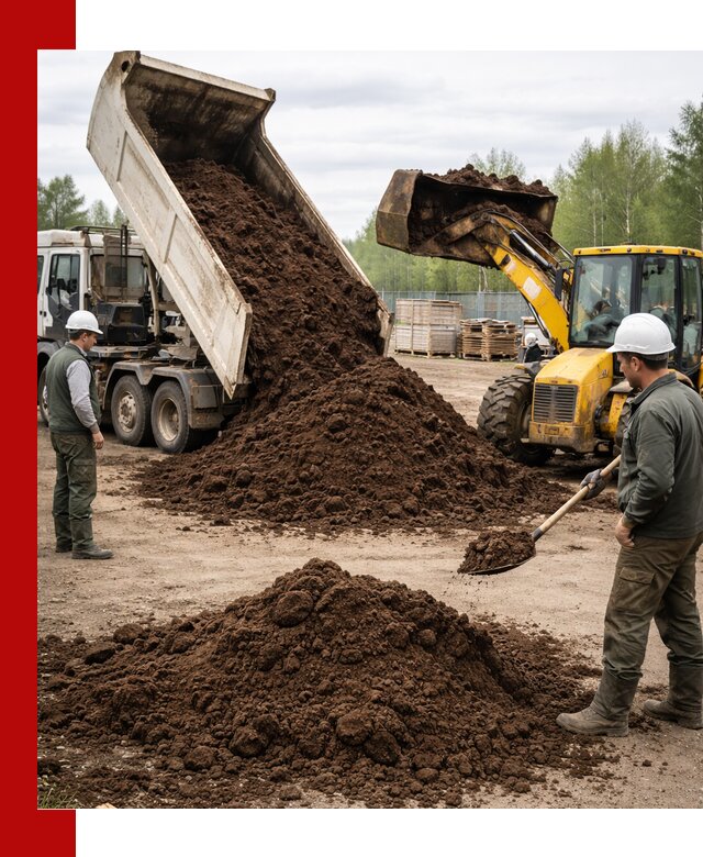 Доставка торфа оптом и в мешках в Алексеевке