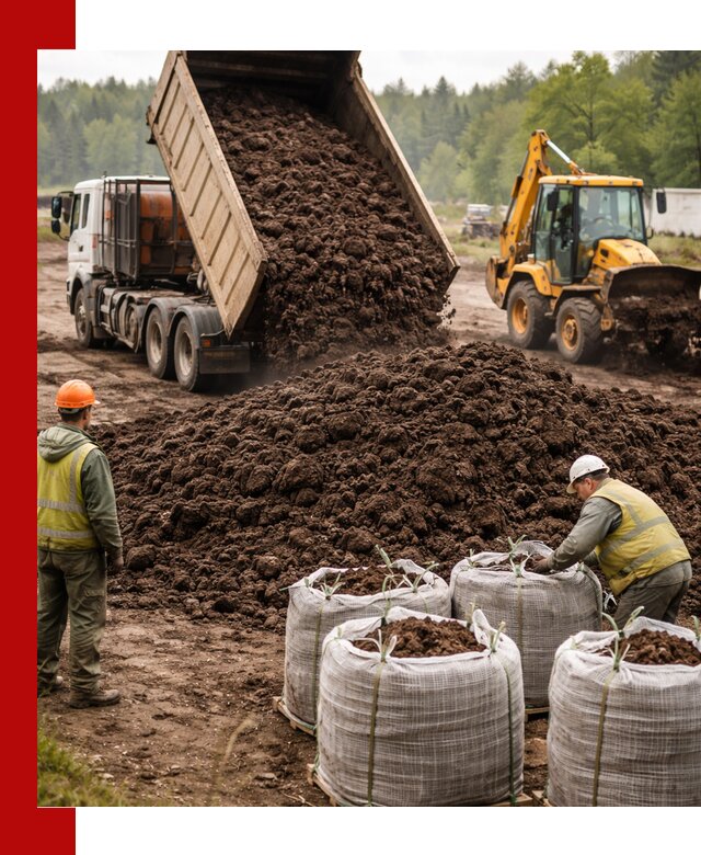 Доставка нейтрального торфа в Алексеевке оптом и в розницу
