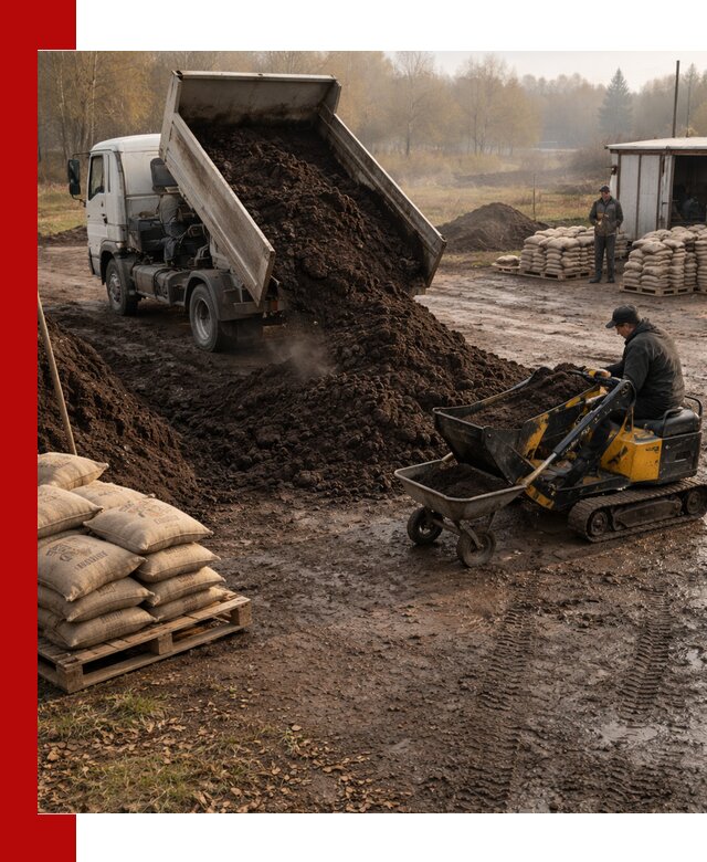 Кислый торф в доставке по выгодным ценам в Алексеевке