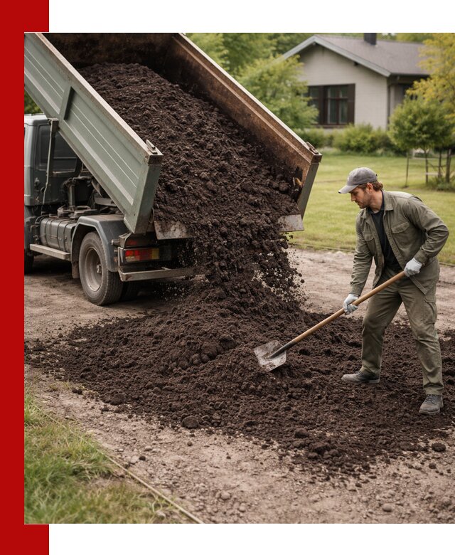 Чернозем для газона с доставкой в Алексеевке быстро и качественно