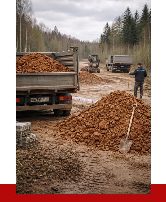 Глина и суглинки в Алексеевке от 4556 р. за куб | ПРОНЕРУДЛкв