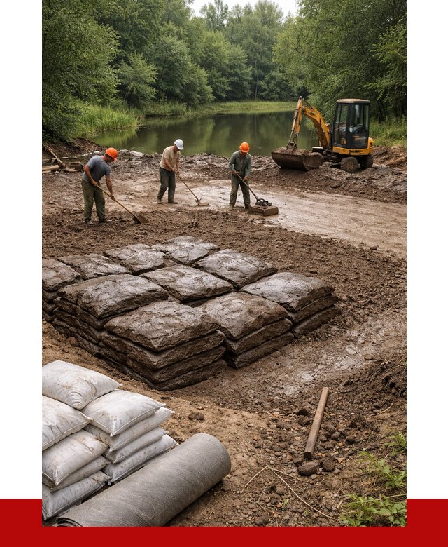 Купить глину для пруда в Алексеевке от 4556 р. с доставкой | ПРОНЕРУДЛкв