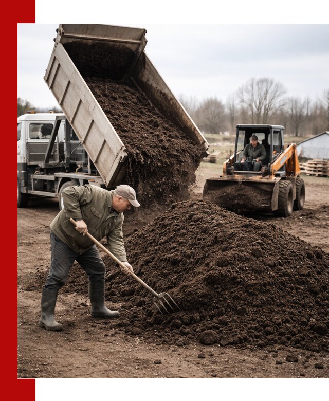 Доставка и продажа перегноя в Алексеевке быстро и дешево
